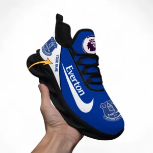 Everton Fans Gift Max Soul Shoes, All Over Print Max Soul Shoes For Sport Fan, Custom Name EPL107072925782-Black