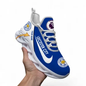 Leicester City Fans Gift Max Soul Shoes, All Over Print Max Soul Shoes For Sport Fan, Custom Name EPL107072925792-White