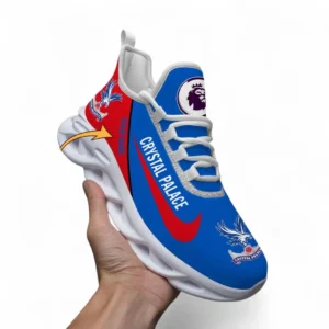 Crystal Palace Fans Gift Max Soul Shoes, All Over Print Max Soul Shoes For Sport Fan, Custom Name EPL107072925795-White