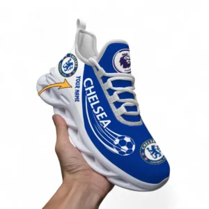Chelsea Fans Gift Max Soul Shoes, All Over Print Max Soul Shoes For Sport Fan, Custom Name EPL108072925889-White