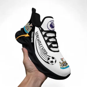 Newcastle United Fans Gift Max Soul Shoes, All Over Print Max Soul Shoes For Sport Fan, Custom Name EPL108072925891-Black