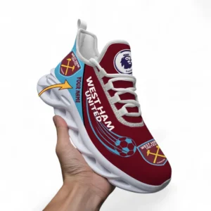West Ham United Fans Gift Max Soul Shoes, All Over Print Max Soul Shoes For Sport Fan, Custom Name EPL108072925901-White