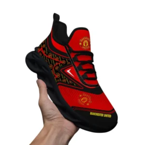Manchester United Fans Gift Max Soul Shoes, All Over Print Max Soul Shoes For Sport Fan EPL1120730334-Black
