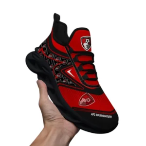 A.F.C. Bournemouth Fans Gift Max Soul Shoes, All Over Print Max Soul Shoes For Sport Fan EPL1120730349-Black
