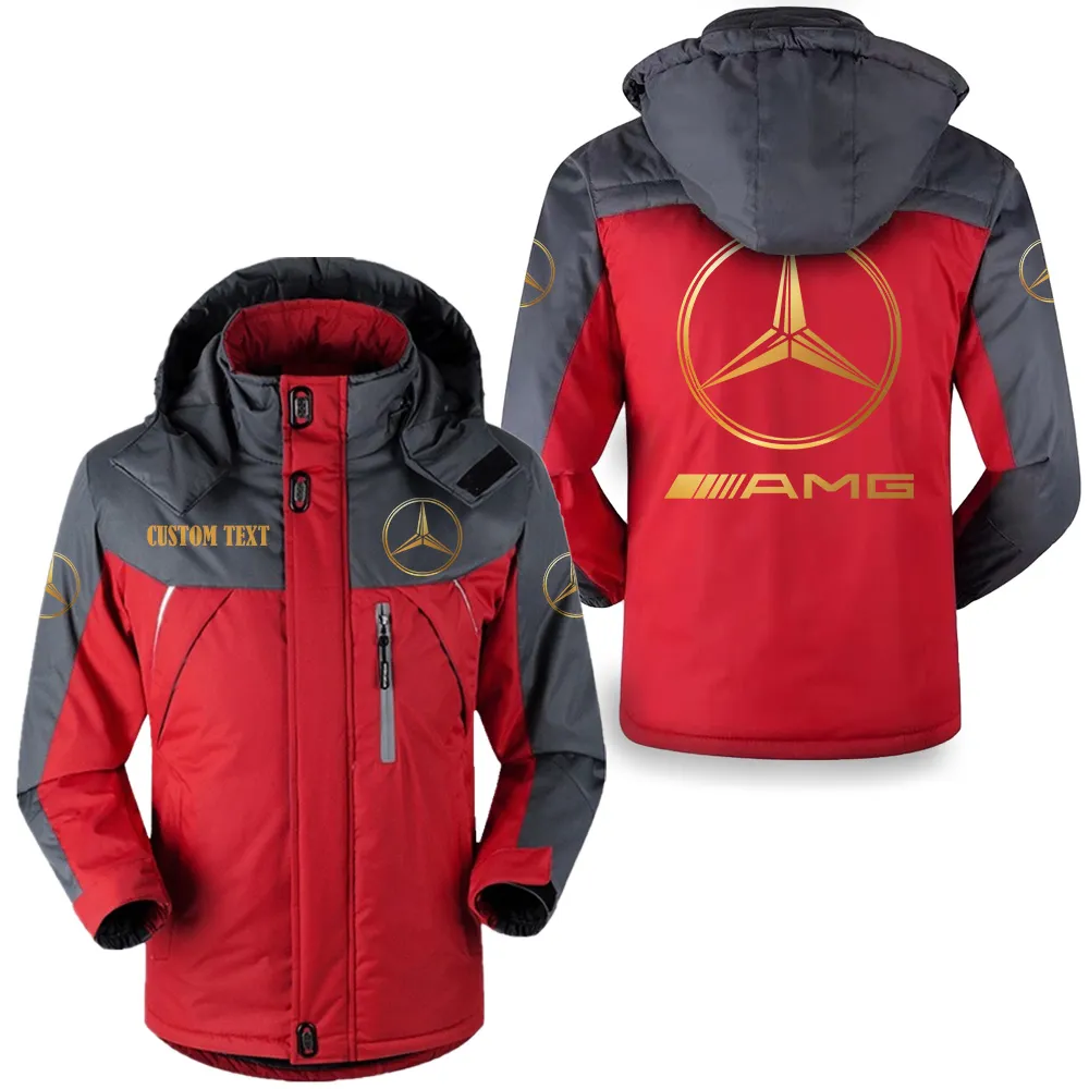 amg hooded fleece long jacket hflj0112312076 car all over print hooded fleece long jacket red 8b3l5