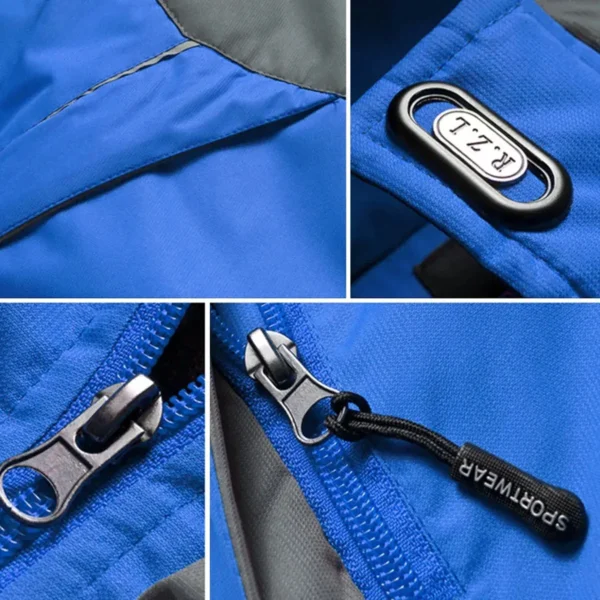 can am hooded fleece long jacket hflj0112312027 car all over print hooded fleece long jacket blue r2gm9