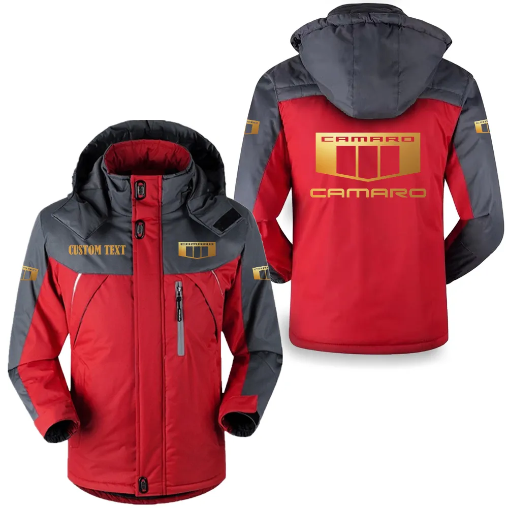 chevrolet camaro hooded fleece long jacket hflj0112312029 car all over print hooded fleece long jacket red 6hjgy