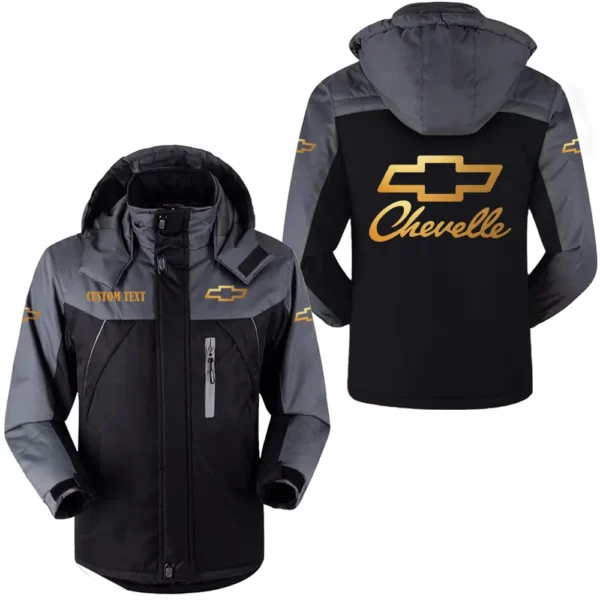 chevrolet chevelle hooded fleece long jacket hflj0112312030 car all over print hooded fleece long jacket black lszgs