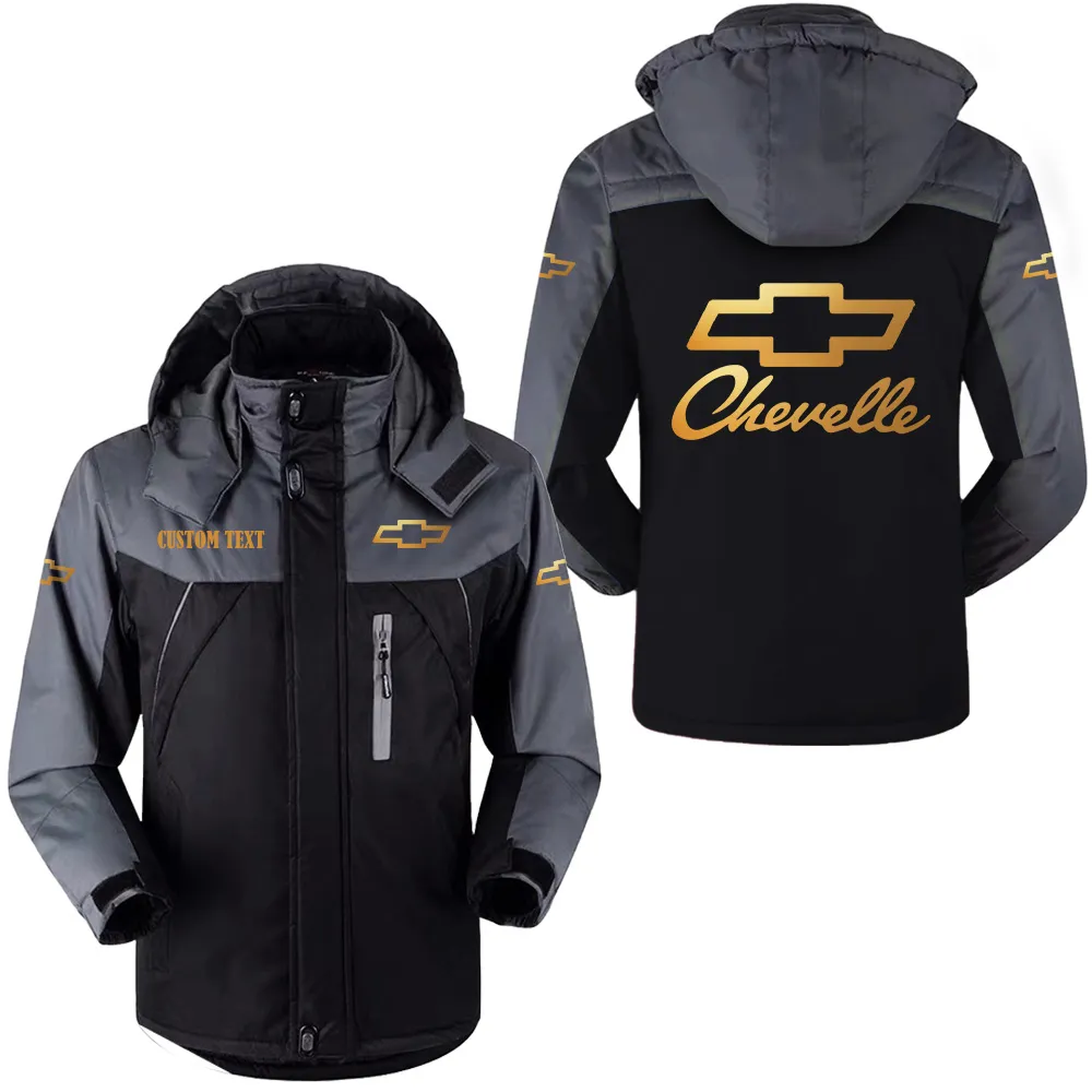 chevrolet chevelle hooded fleece long jacket hflj0112312030 car all over print hooded fleece long jacket black lszgs