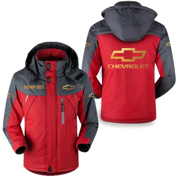 chevrolet hooded fleece long jacket hflj0112312032 car all over print hooded fleece long jacket red nuffi