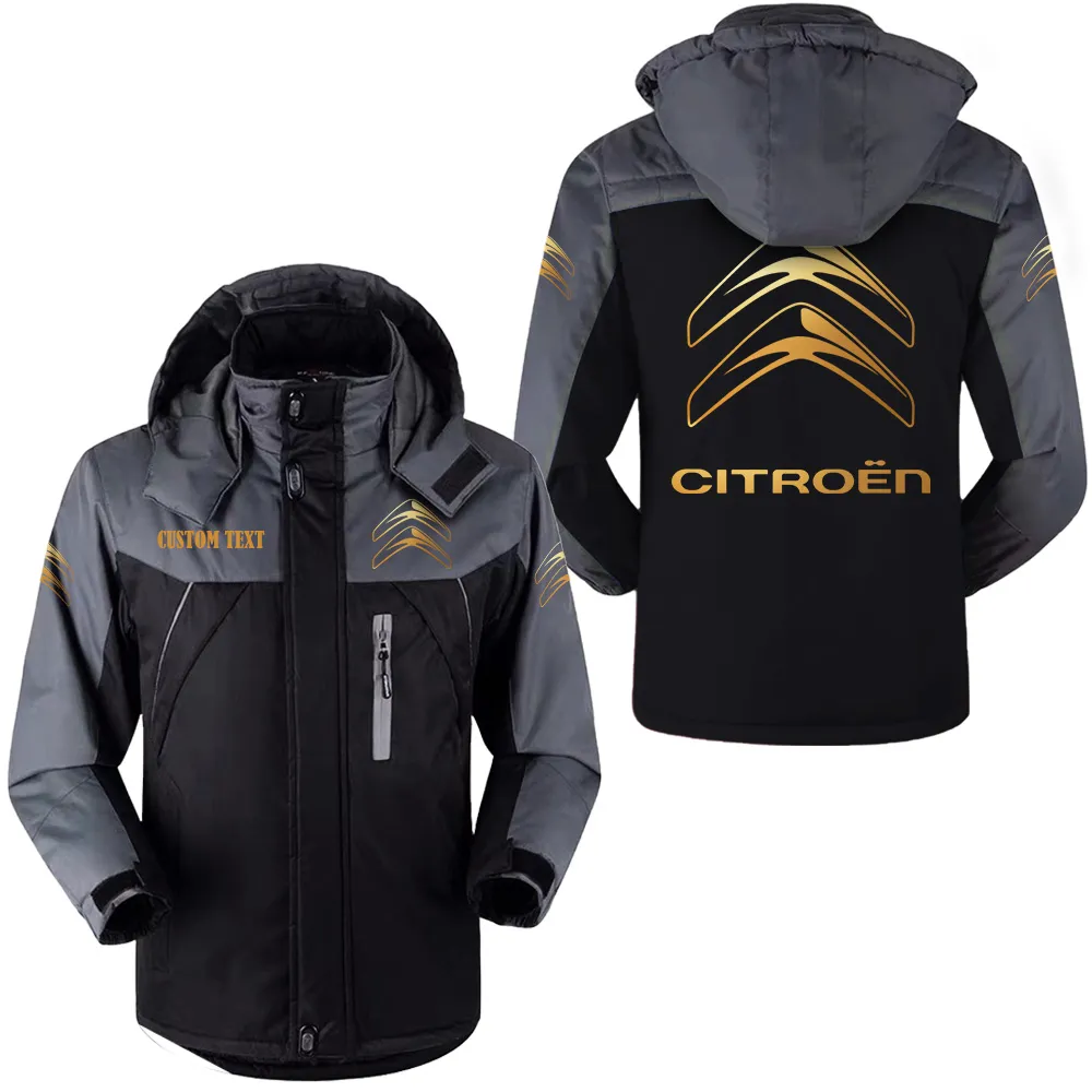 citroen hooded fleece long jacket hflj0112312034 car all over print hooded fleece long jacket black tukv7