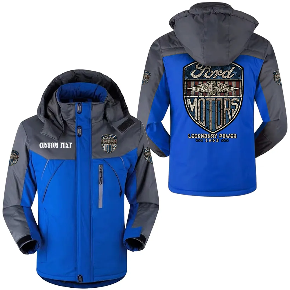 ford legendary power 1903 hooded fleece long jacket hflj0112312047 car all over print hooded fleece long jacket blue wsler