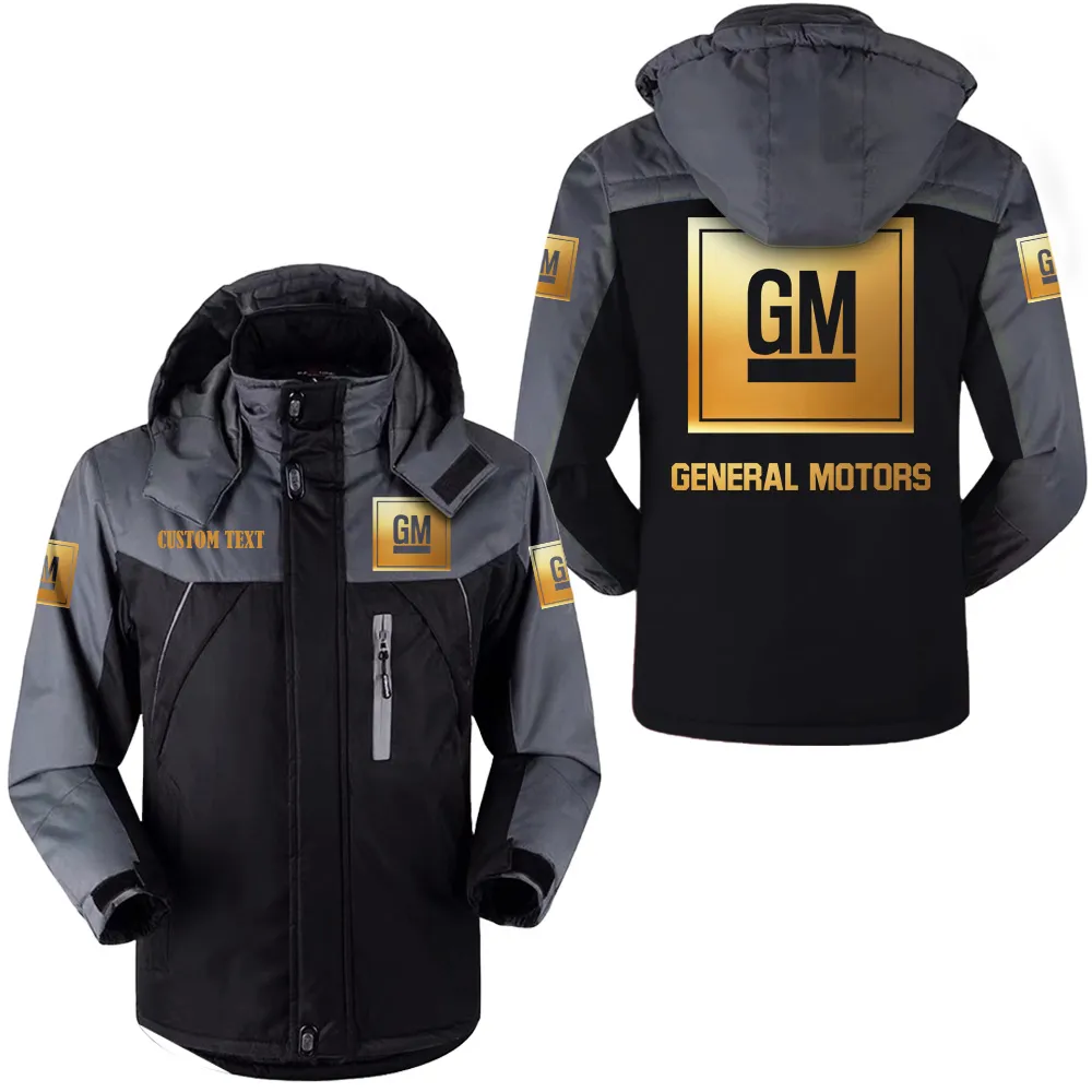 general motors hooded fleece long jacket hflj0112312052 car all over print hooded fleece long jacket black u6dnd