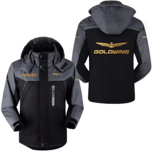 goldwing hooded fleece long jacket hflj0112312054 car all over print hooded fleece long jacket black hpohv