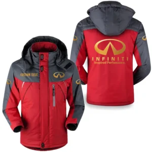 infiniti hooded fleece long jacket hflj0112312064 car all over print hooded fleece long jacket red ejuta