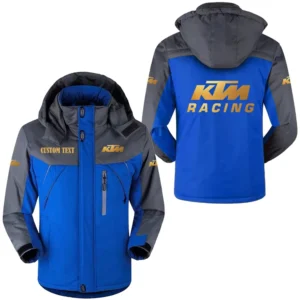 ktm racing hooded fleece long jacket hflj0112312084 car all over print hooded fleece long jacket blue 4wz7s