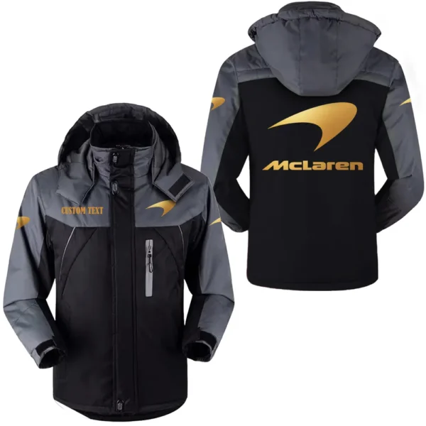 mclaren hooded fleece long jacket hflj0112312095 car all over print hooded fleece long jacket black otzyf