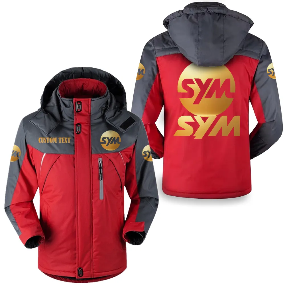 sym motors hooded fleece long jacket hflj0112312131 car all over print hooded fleece long jacket red k10mu