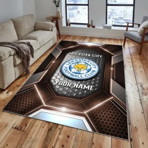 Football Fans Gift Rug, All Over Print Carpet For Sport Fan, Custom Name EPL122082225006-Brown