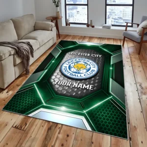 Football Fans Gift Rug, All Over Print Carpet For Sport Fan, Custom Name EPL122082225006-Green