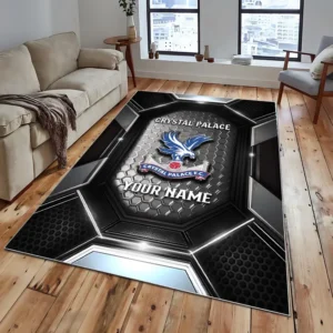 Football Fans Gift Rug, All Over Print Carpet For Sport Fan, Custom Name EPL122082225008-Black