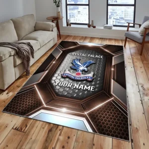 Football Fans Gift Rug, All Over Print Carpet For Sport Fan, Custom Name EPL122082225008-Brown