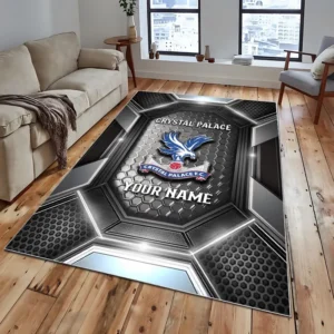 Football Fans Gift Rug, All Over Print Carpet For Sport Fan, Custom Name EPL122082225008-Grey