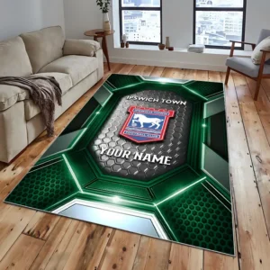Football Fans Gift Rug, All Over Print Carpet For Sport Fan, Custom Name EPL122082225010-Green