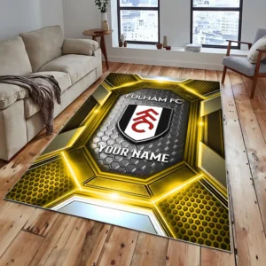 Football Fans Gift Rug, All Over Print Carpet For Sport Fan, Custom Name EPL122082225019-Yellow
