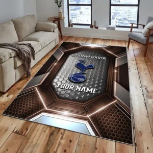 Football Fans Gift Rug, All Over Print Carpet For Sport Fan, Custom Name EPL122082225025-Brown