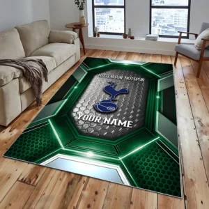 Football Fans Gift Rug, All Over Print Carpet For Sport Fan, Custom Name EPL122082225025-Green
