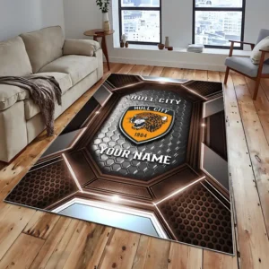 Football Fans Gift Rug, All Over Print Carpet For Sport Fan, Custom Name EPL122082225029-Brown