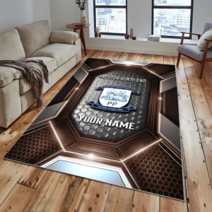 Football Fans Gift Rug, All Over Print Carpet For Sport Fan, Custom Name EPL122082225032-Brown