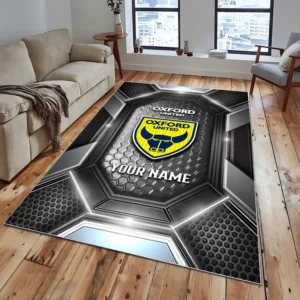 Football Fans Gift Rug, All Over Print Carpet For Sport Fan, Custom Name EPL122082225033-Grey