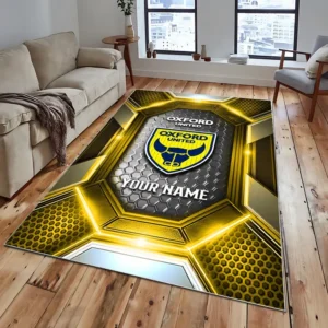 Football Fans Gift Rug, All Over Print Carpet For Sport Fan, Custom Name EPL122082225033-Yellow