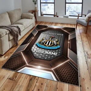 Football Fans Gift Rug, All Over Print Carpet For Sport Fan, Custom Name EPL122082225035-Brown