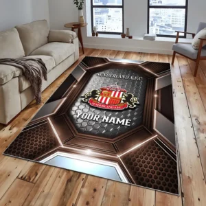 Football Fans Gift Rug, All Over Print Carpet For Sport Fan, Custom Name EPL122082225036-Brown