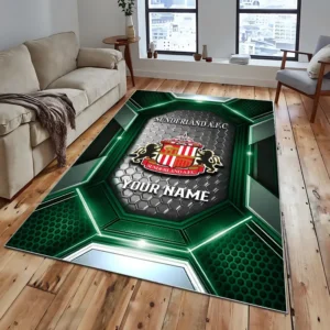 Football Fans Gift Rug, All Over Print Carpet For Sport Fan, Custom Name EPL122082225036-Green