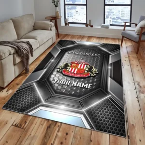 Football Fans Gift Rug, All Over Print Carpet For Sport Fan, Custom Name EPL122082225036-Grey