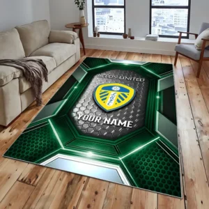 Football Fans Gift Rug, All Over Print Carpet For Sport Fan, Custom Name EPL122082225038-Green