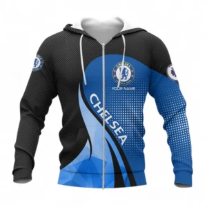 Football Fans Gift Zipper Hoodie, All Over Print Zip-up hoodie For Sport Fan, Custom Name EPL126082725889-Zipper Hoodie