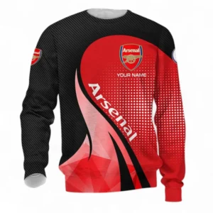 Football Fans Gift Sweatshirt, All Over Print Crewneck For Sport Fan, Custom Name EPL126082725892-Sweatshirt