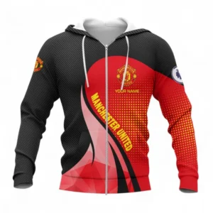 Football Fans Gift Zipper Hoodie, All Over Print Zip-up hoodie For Sport Fan, Custom Name EPL126082725894-Zipper Hoodie