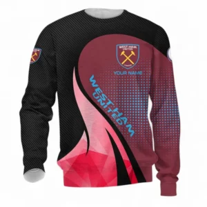 Football Fans Gift Sweatshirt, All Over Print Crewneck For Sport Fan, Custom Name EPL126082725906-Sweatshirt