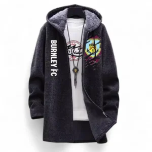 Football Fans Gift Fleece Windbreaker Jacket, All Over Print Soft-Lined Windproof Jacket For Sport Fan EPL127082625015-Black